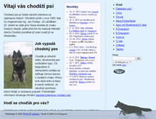 Tablet Screenshot of chodskypes.cz
